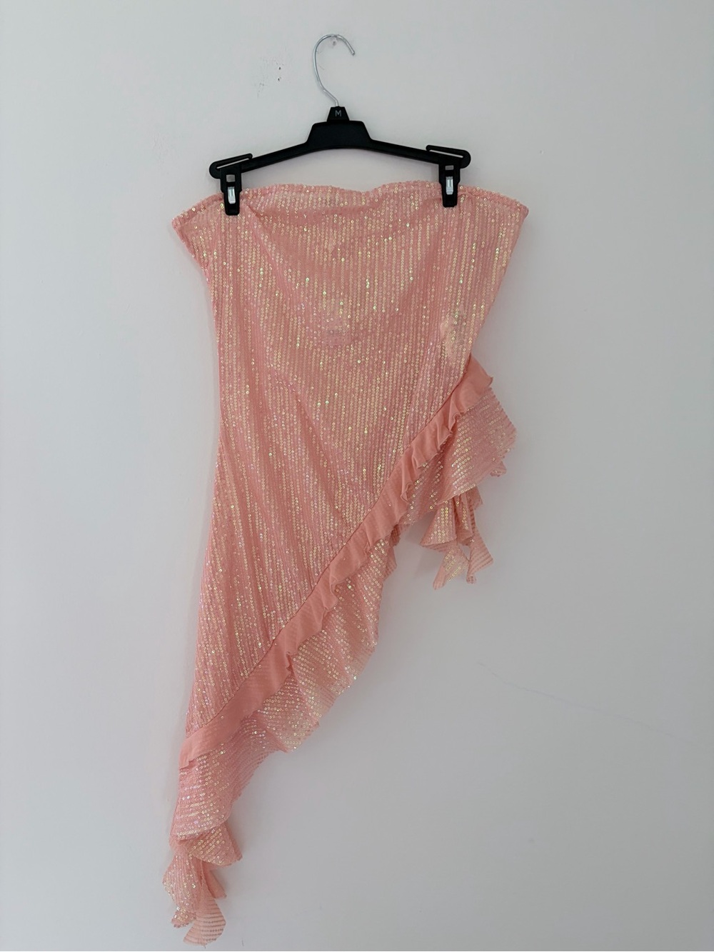 Free People Taylor Sequin Summer Asymmetric Top XL - Picture 1 of 7